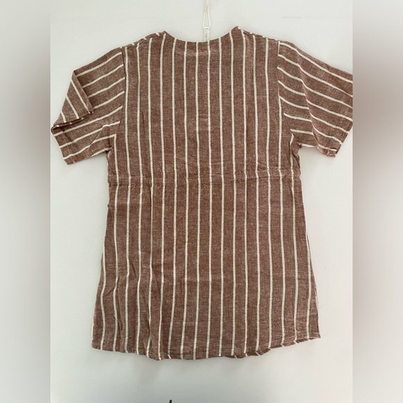 ELENI DRESS || CEDAR PINSTRIPE BY RYLEE + CRU - Picture 5 of 6